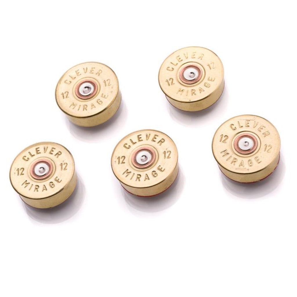 Shots Fired by Lucky Shot USA 12Gauge Shotgun Shell Magneten 5 stuks (Koper)