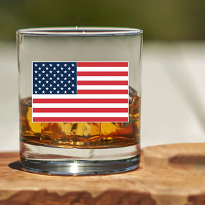Shots Fired by Lucky Shot USA Americana Collection Bierglazen – Bierglas (Pint) – "AMERICAN FLAG" – (475ml)