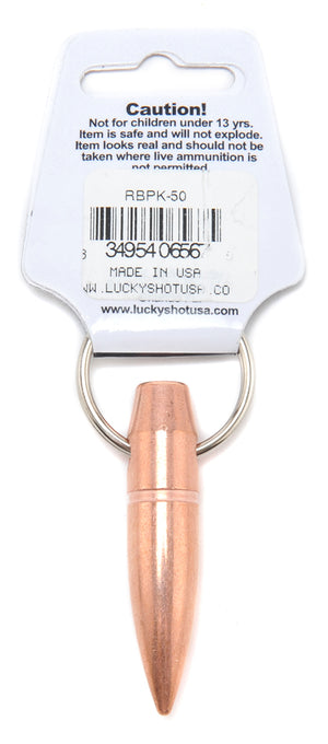 Shots Fired by Lucky Shot USA Lucky Shot .50 Bullet Keychain Sleutelhanger