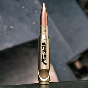 Shots Fired by Lucky Shot USA Copy of Copy of Copy of Lucky Shot .50 Cal BMG Bullet Bottle Opener - Bieropener