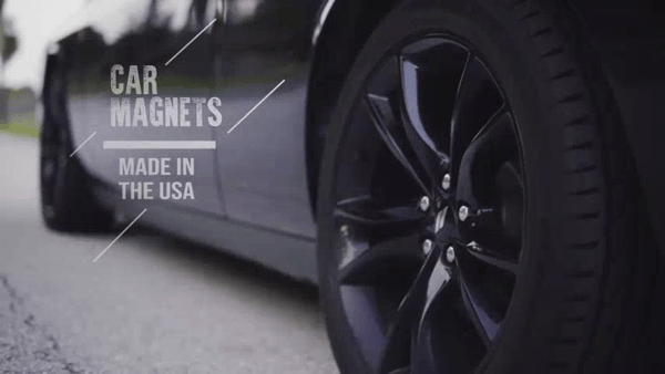 Lucky Shot USA- Magneetsticker- Amerikaanse vlag