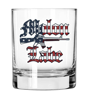Shots Fired by Lucky Shot USA Americana Collection – Whiskyglas – "MOLON LABE AMERICA " (325ml)