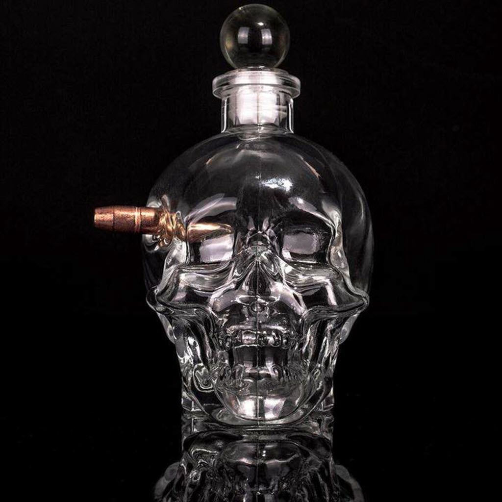 Skull decanter best sale