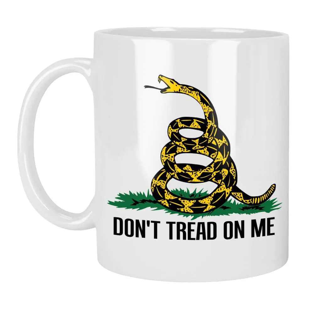 Shots Fired by Lucky Shot USA Lucky Shot "Don't Tread on me" koffiemok