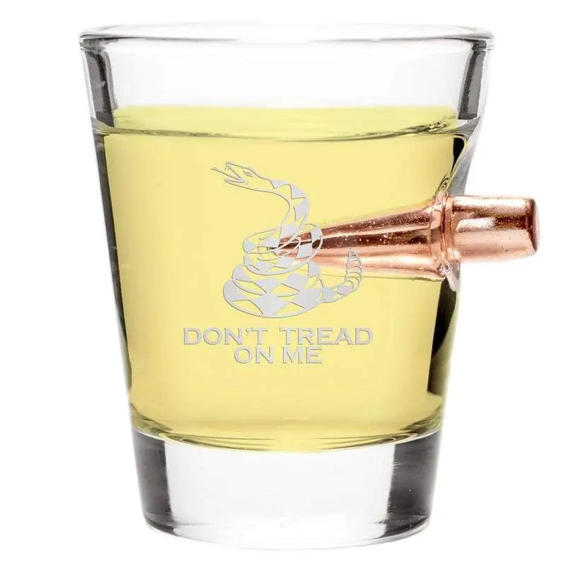 Shots Fired by Lucky Shot USA Shotglaasje Lucky Shot USA .308/7.62 Bullet Shot Glass "Don't Tread on Me" (54ml)