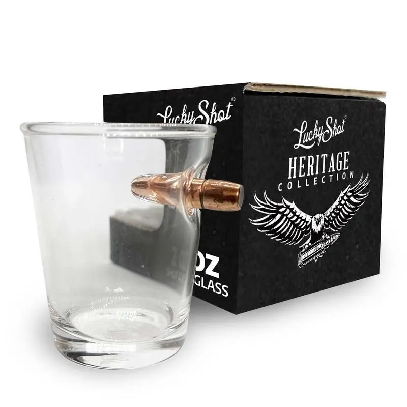 Shots Fired by Lucky Shot USA Shotglaasje Lucky Shot USA .308/7.62 Bullet Shot Glass "Don't Tread on Me" (54ml)