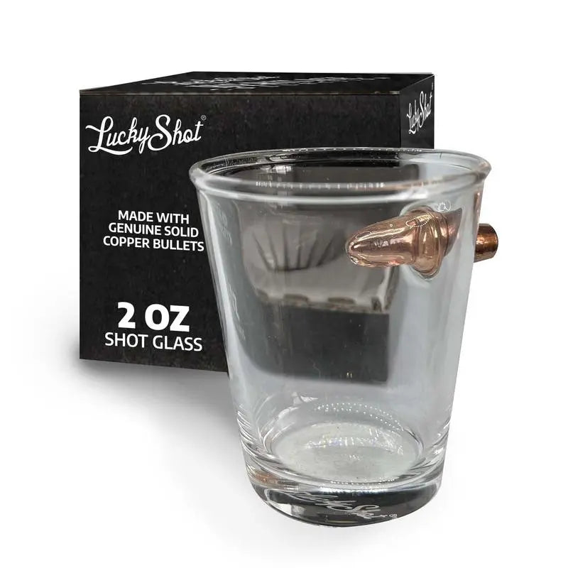 Shots Fired by Lucky Shot USA Shotglaasje Lucky Shot USA .308/7.62 Bullet Shot Glass "Don't Tread on Me" (54ml)