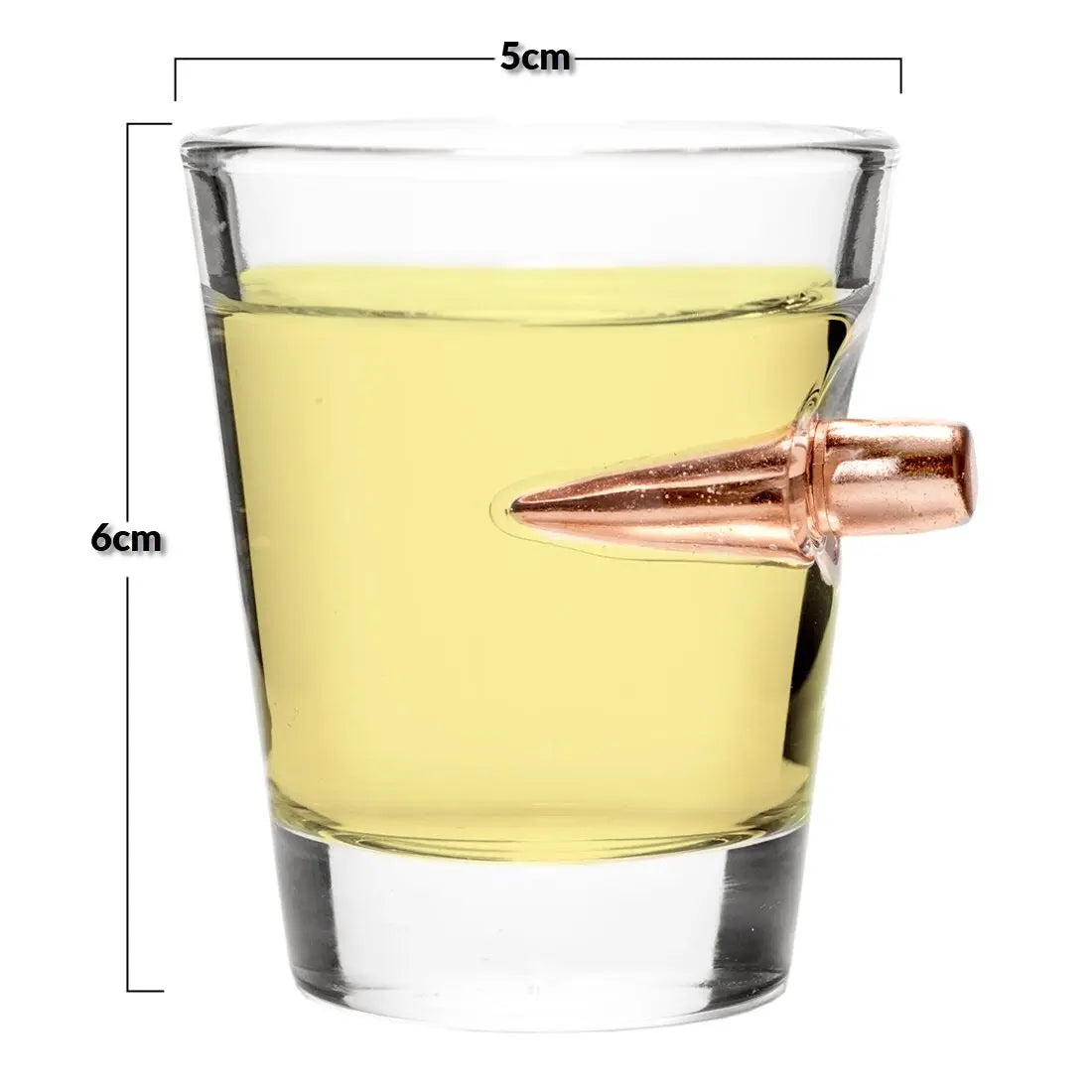 Shots Fired by Lucky Shot USA Shotglaasje Lucky Shot USA .308/7.62 Bullet Shot Glass "Molon Labe" (54ml)