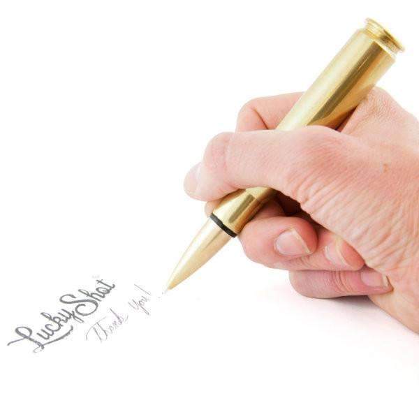  Lucky Shot - 308 CALIBER TWIST PEN, Projectile Bullet Shaped  Round, REFILLABLE