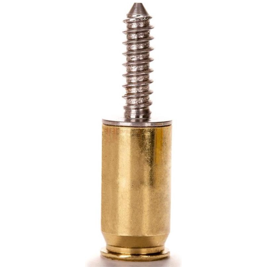 Shots Fired by Lucky Shot USA .45 ACP Kentekenplaatschroefjes 2 stuks (Koper/Goud)