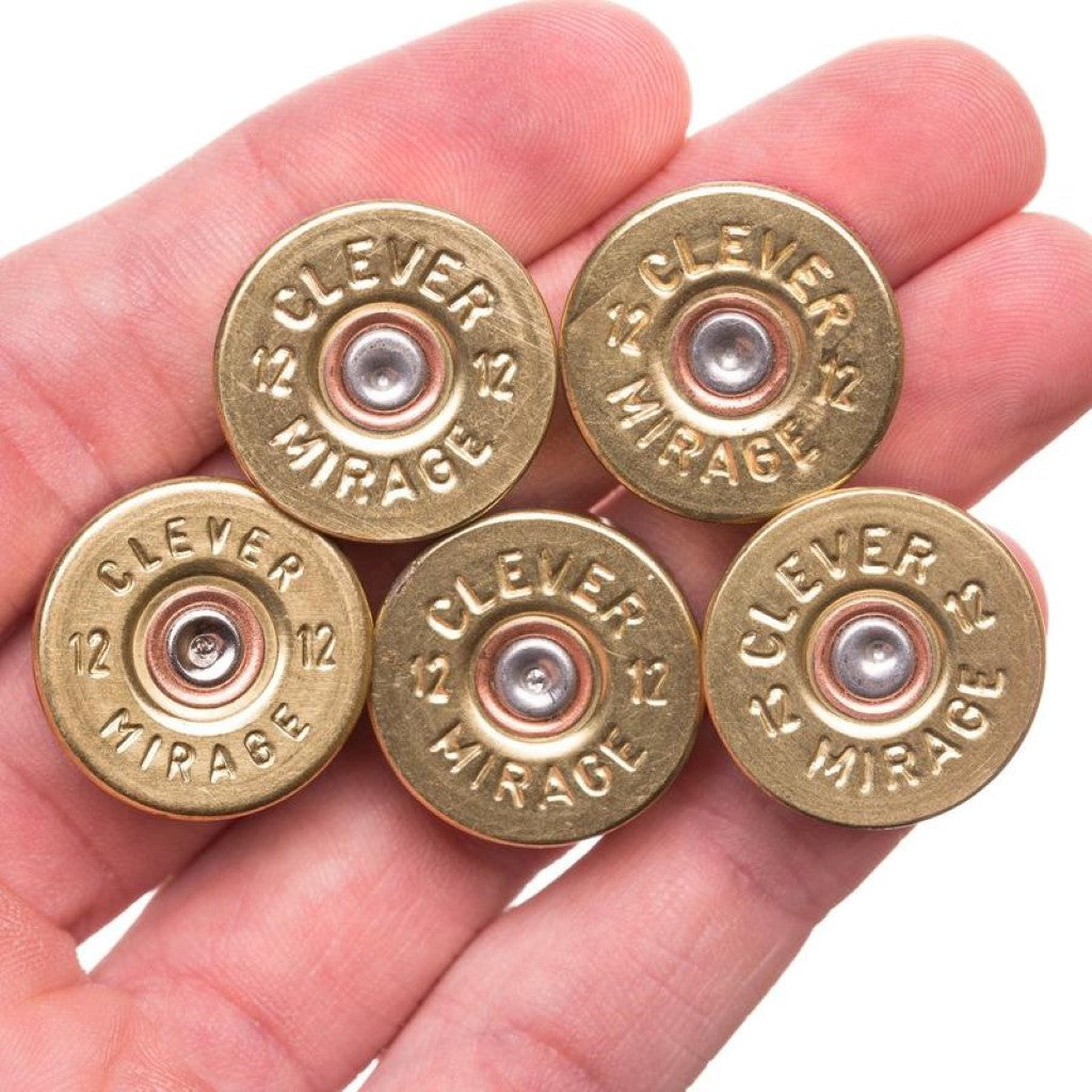 Shots Fired by Lucky Shot USA 12Gauge Shotgun Shell Magneten 5 stuks (Koper)