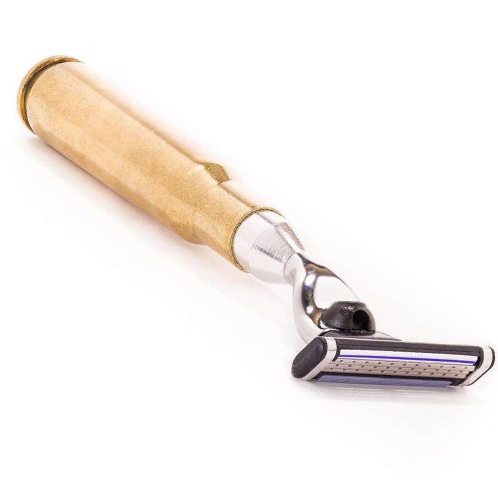 Shots Fired by Lucky Shot USA .50 Cal BMG Bullet Scheermes met handvat van .50 BMG Patroon