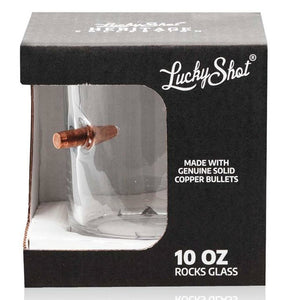 Shots Fired® Lucky Shot USA .308/7.62 Bullet Whiskyglas "Don't Tread on Me"  (300ml)