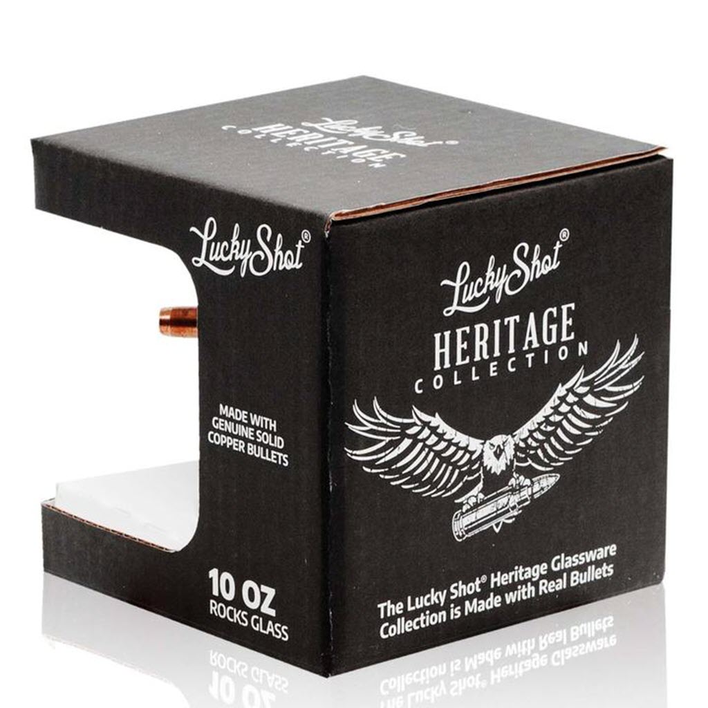 Shots Fired® Lucky Shot USA .308/7.62 Bullet Whiskyglas "Molon Labe"  (300ml)