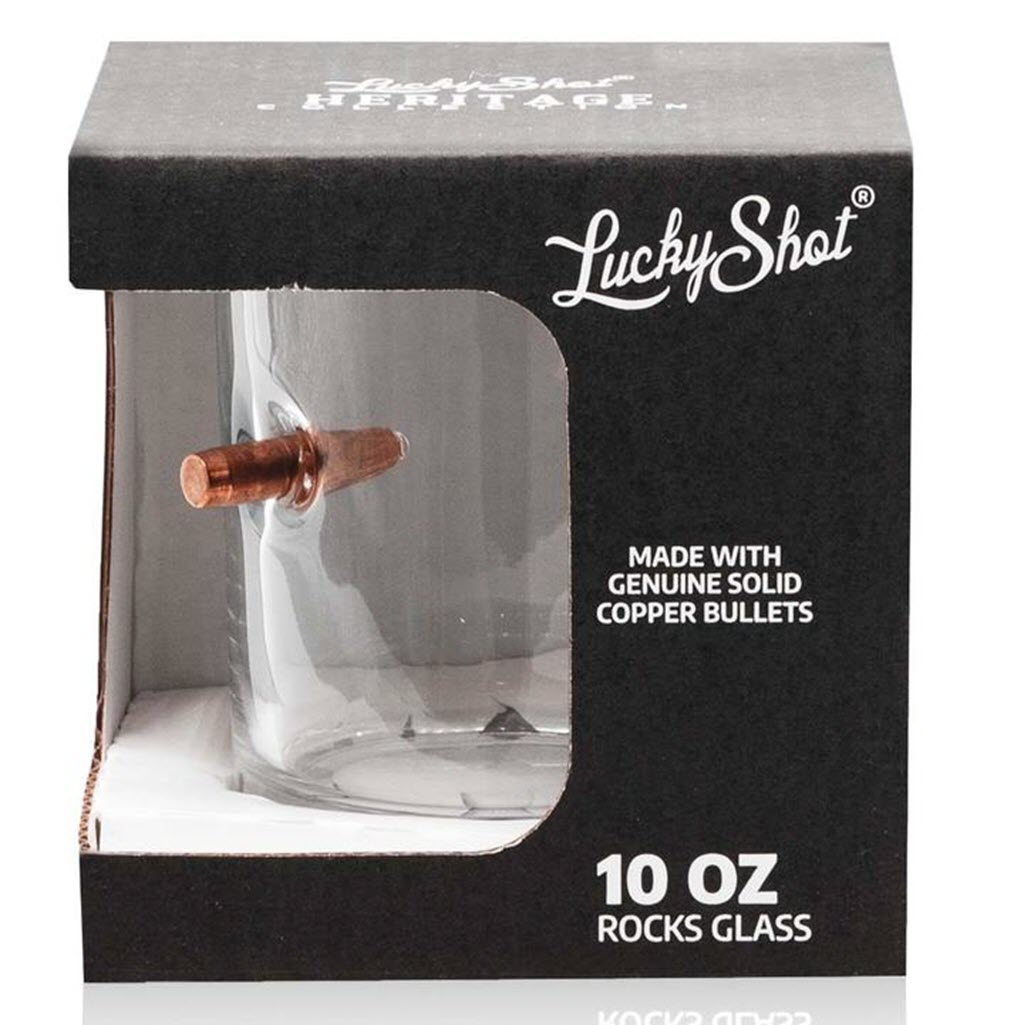 Shots Fired® Lucky Shot USA .308/7.62 Bullet Whiskyglas (300ml)