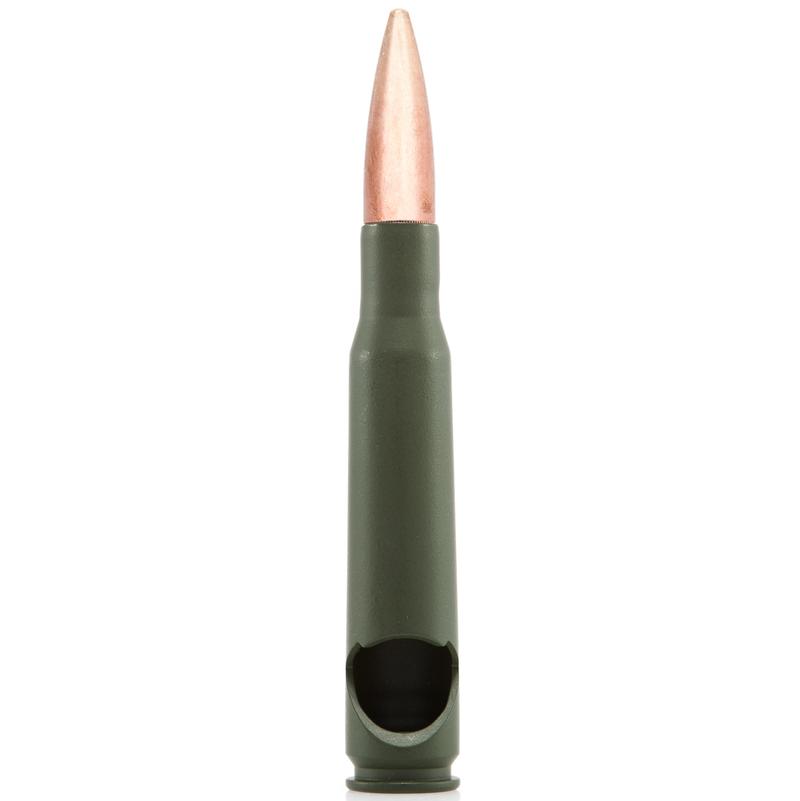 Shots Fired by Lucky Shot USA .50 Cal BMG Bullet Bottle Opener - Bieropener (Legergroen/Olive Drab)