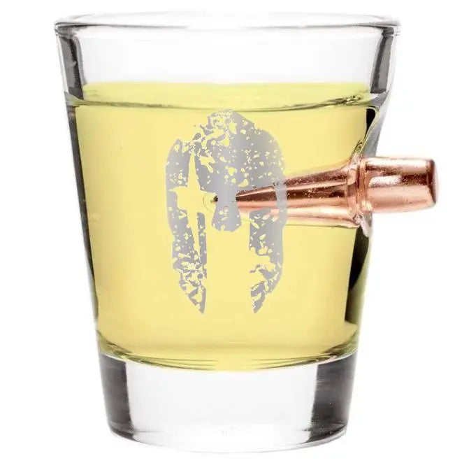 Shots Fired by Lucky Shot USA Shotglaasje Lucky Shot USA .308/7.62 Bullet Shot Glass "Molon Labe" (54ml)