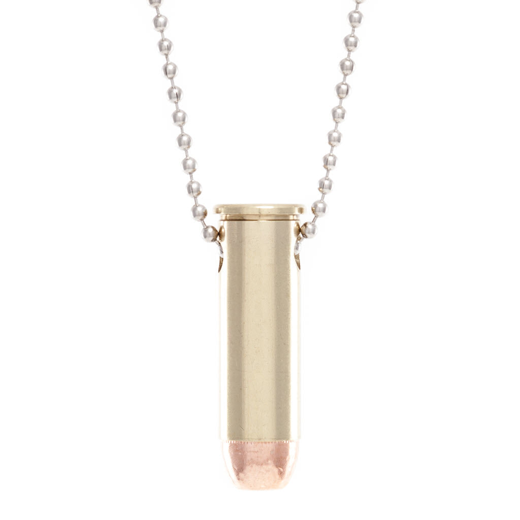 Shots fired by Lucky Shot USA .44 Magnum Ball Chain Bullet Necklace Kogelketting (60cm)
