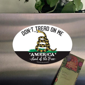 Shots Fired by Lucky Shot USA Magneetsticker "Don't tread on me *America* Land of the free" 10x15cm