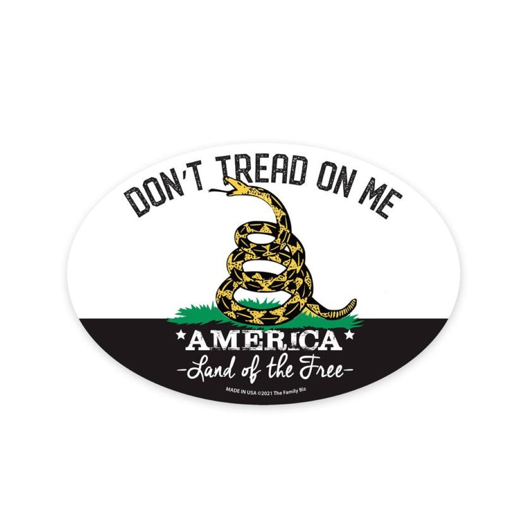 Shots Fired by Lucky Shot USA Magneetsticker "Don't tread on me *America* Land of the free" 10x15cm