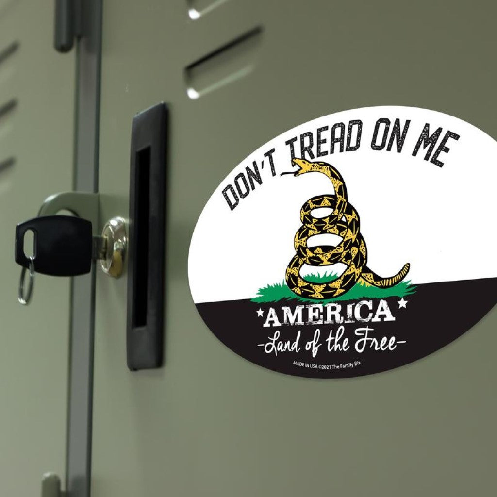 Shots Fired by Lucky Shot USA Magneetsticker "Don't tread on me *America* Land of the free" 10x15cm