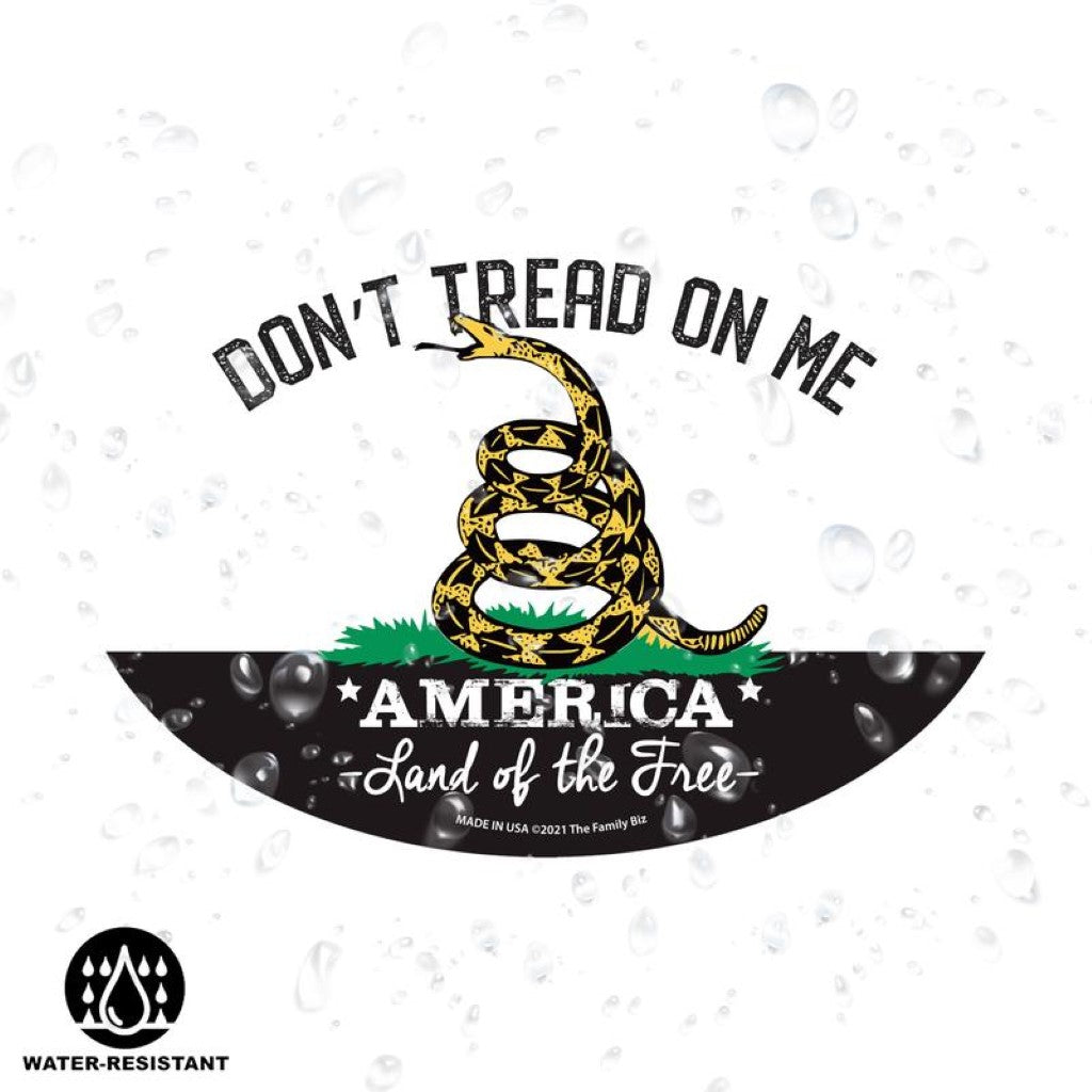 Shots Fired by Lucky Shot USA Magneetsticker "Don't tread on me *America* Land of the free" 10x15cm