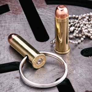 Shots fired by Lucky Shot USA .38 Special Ball Chain Bullet Necklace Kogelketting (60cm)