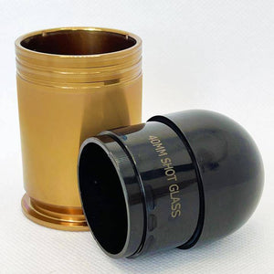 Lucky Shot USA Shot Glasses 40MM Shotglas "40 mike grenade" CNC Aluminium Koper (60ml) 9.99 Shots Fired!