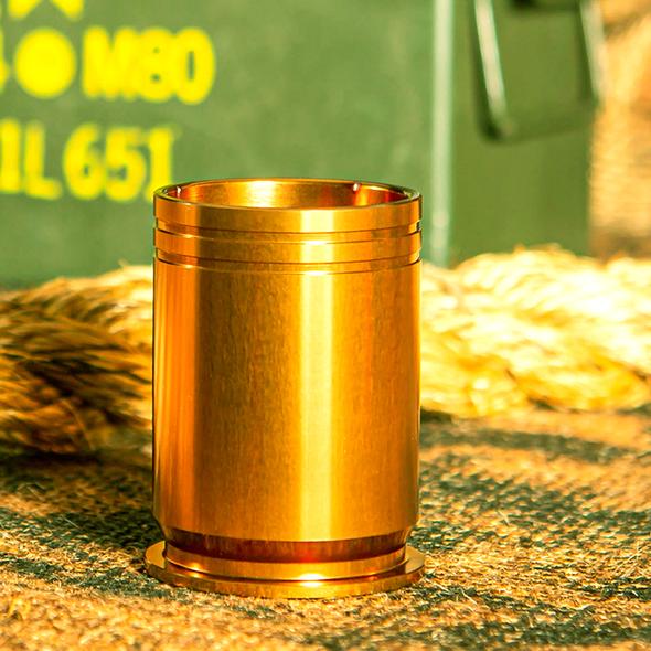 Lucky Shot USA Shot Glasses 40MM Shotglas "40 mike grenade" CNC Aluminium Koper (60ml) 9.99 Shots Fired!